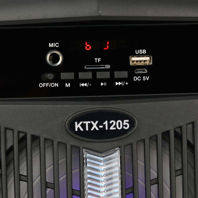 اسپیکر بلوتوثی رم و فلش خور KTX-1205 + میکروفون و ریموت کنترل