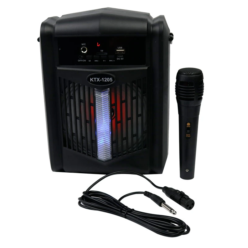 اسپیکر بلوتوثی رم و فلش خور KTX-1205 + میکروفون و ریموت کنترل