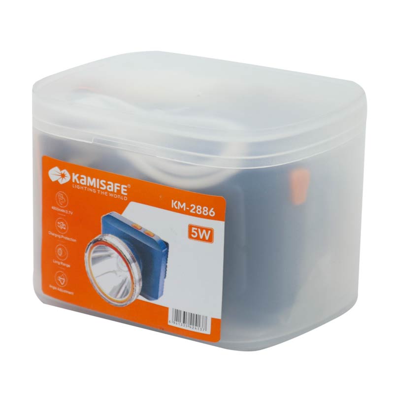 چراغ قوه پیشانی هدلایت شارژی Kamisafe KM-2886 5W