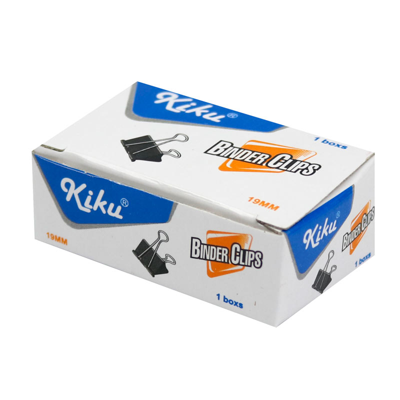گیره دوبل Kiku 19mm بسته 12 عددی