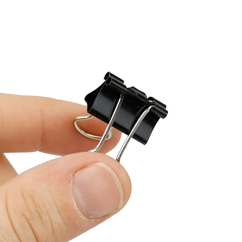 گیره دوبل Kiku 19mm بسته 12 عددی