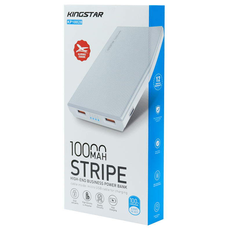 پاوربانک فست شارژ 10000 کینگ استار KingStar KP10028
