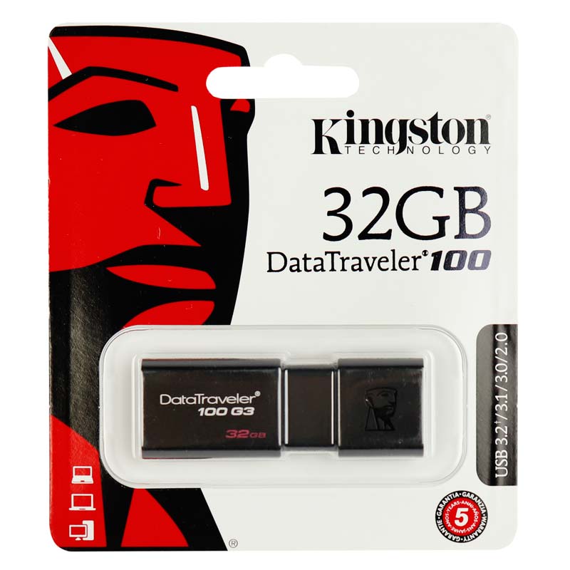 فلش 32 گیگ کینگستون Kingston DataTraveler 100 G3 USB3.0