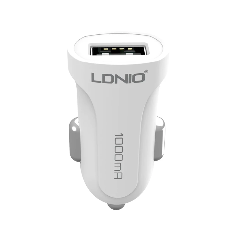 شارژر فندکی LDNIO DL-C17 1A High Copy + کابل میکرو یو اس بی