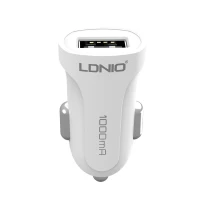 شارژر فندکی LDNIO DL-C17 1A High Copy + کابل میکرو یو اس بی