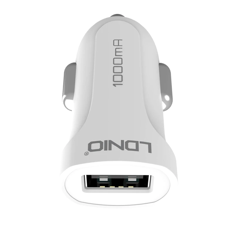 شارژر فندکی LDNIO DL-C17 1A High Copy + کابل میکرو یو اس بی