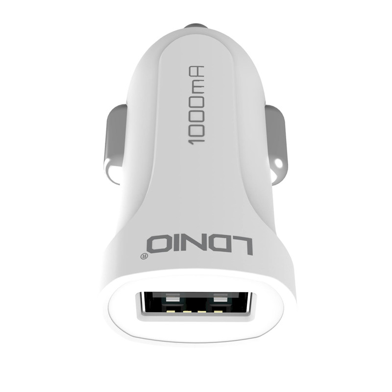 شارژر فندکی LDNIO DL-C17 1A High Copy + کابل میکرو یو اس بی