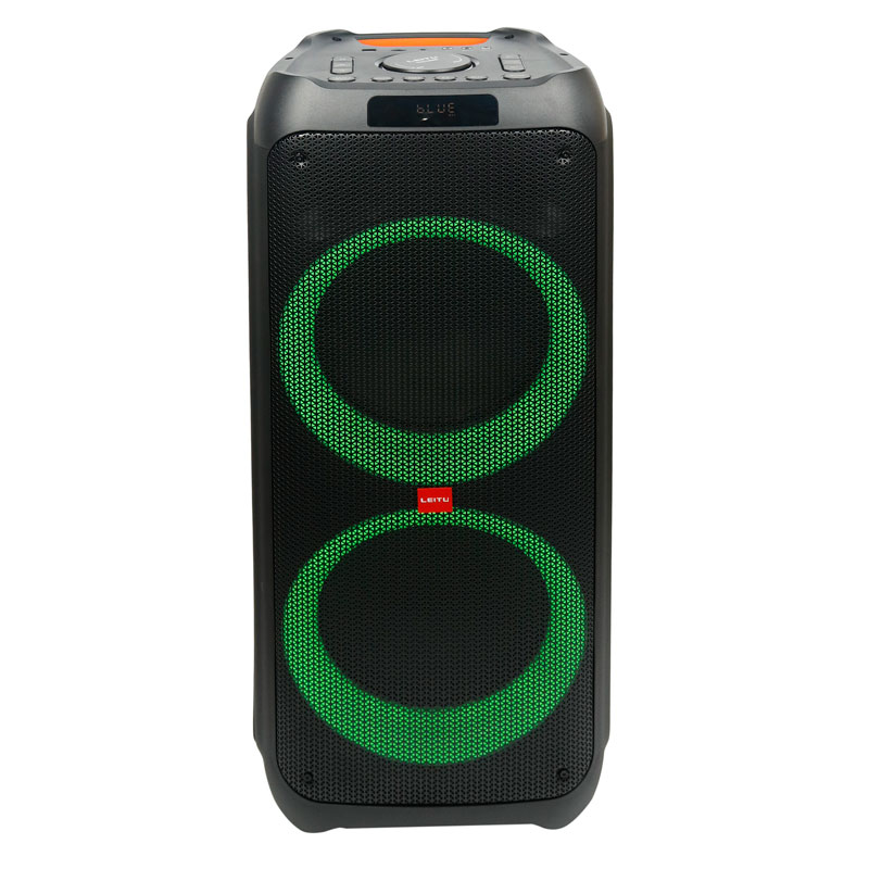 اسپیکر چمدانی بلوتوثی رم و فلش خور Leitu Party Box 2000 TWS + میکروفون و ریموت کنترل