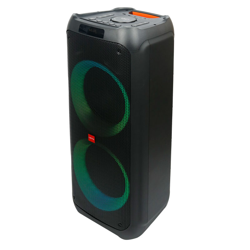 اسپیکر چمدانی بلوتوثی رم و فلش خور Leitu Party Box 2000 TWS + میکروفون و ریموت کنترل