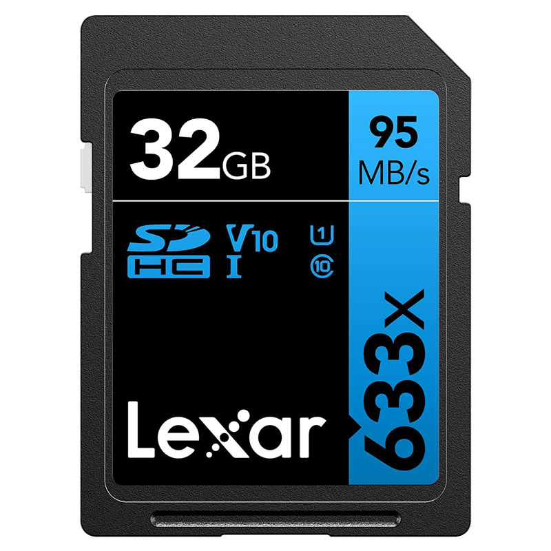 رم اس دی 32 گیگ لکسار Lexar Blue Series 633X U3 C10 95MB/s