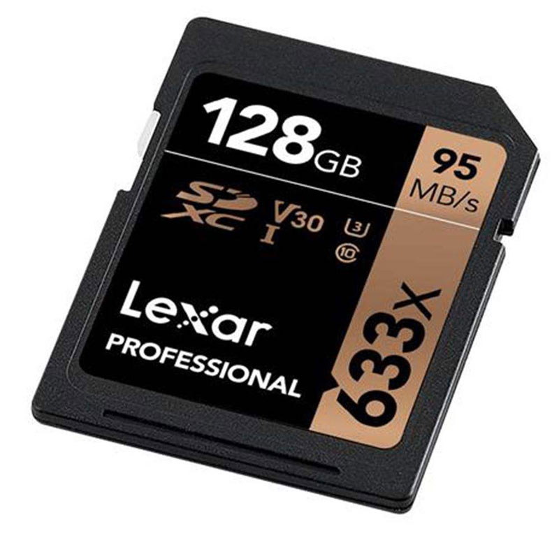 رم اس دی 128 گیگ لکسار Lexar Professional 633X U3 C10 95MB/s