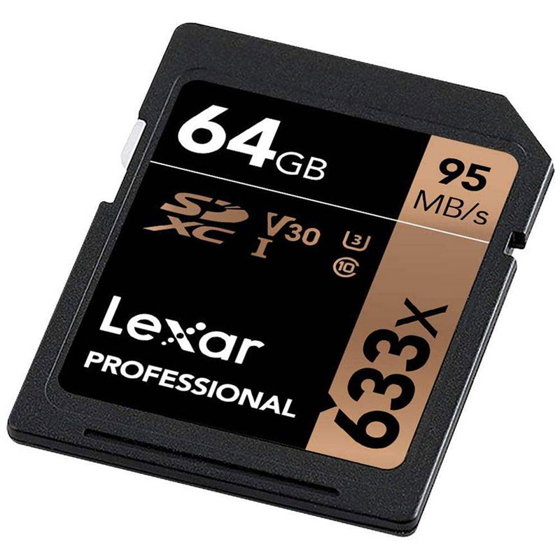 رم اس دی 64 گیگ لکسار Lexar Professional SD U3 95MB/s