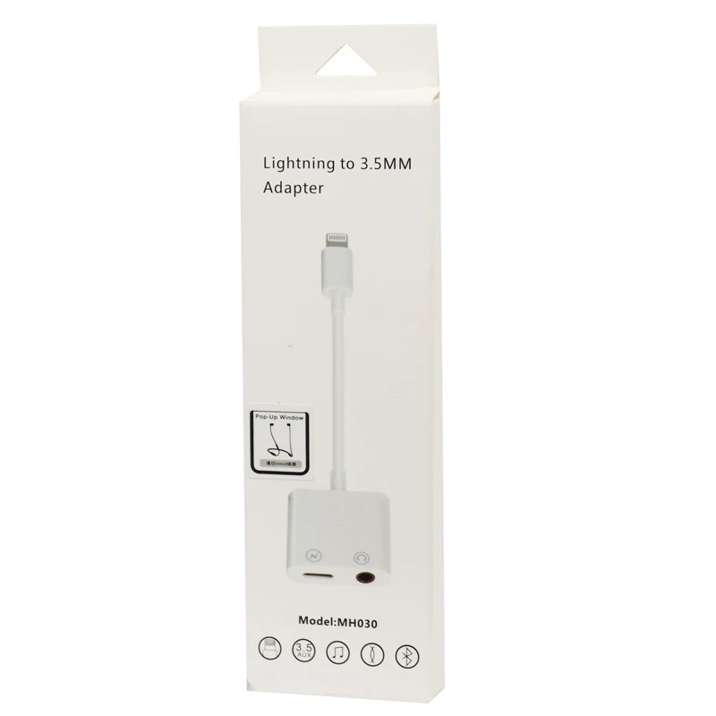 تبدیل بلوتوثی MH030 Lightning to AUX / Lightning 10cm