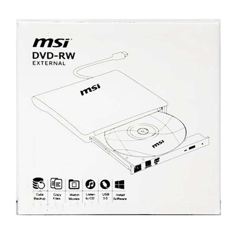 DVD رایتر اکسترنال ام اس آی MSI ECD-819