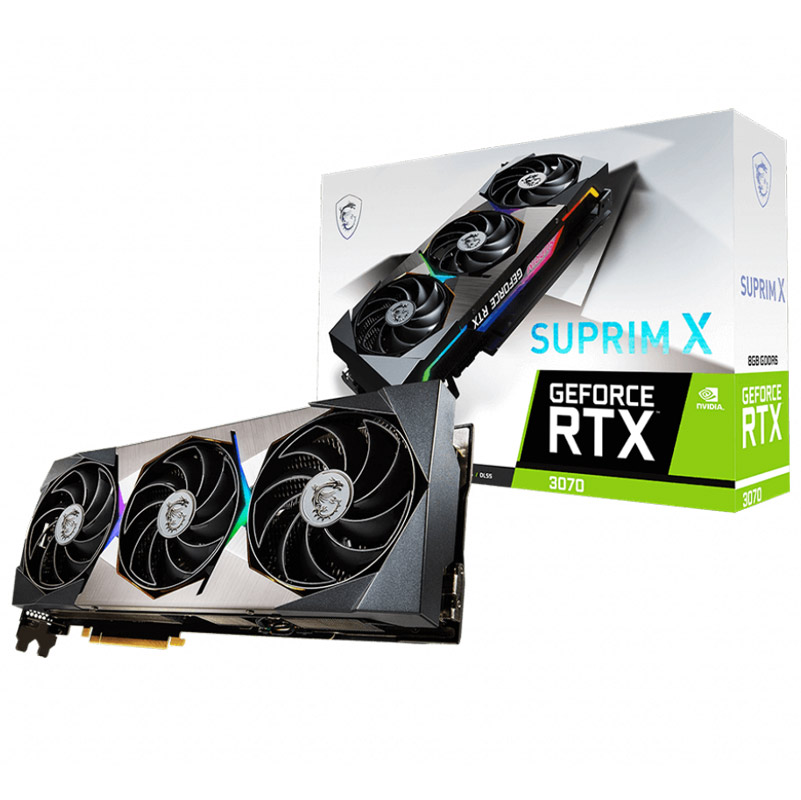 کارت گرافیک MSI GeForce RTX 3070 SUPRIM X 8GB GDDR6 256Bit