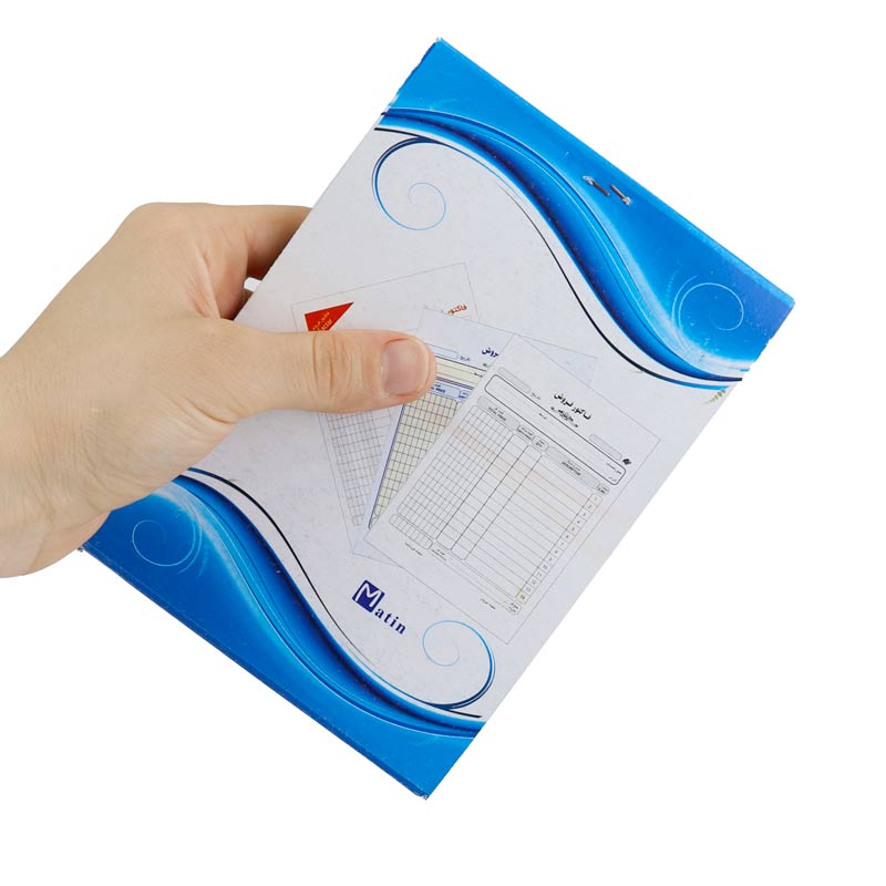 فاکتور فروش دو برگی کاربن دار Matin NCR 11.5*16.5cm کد 61