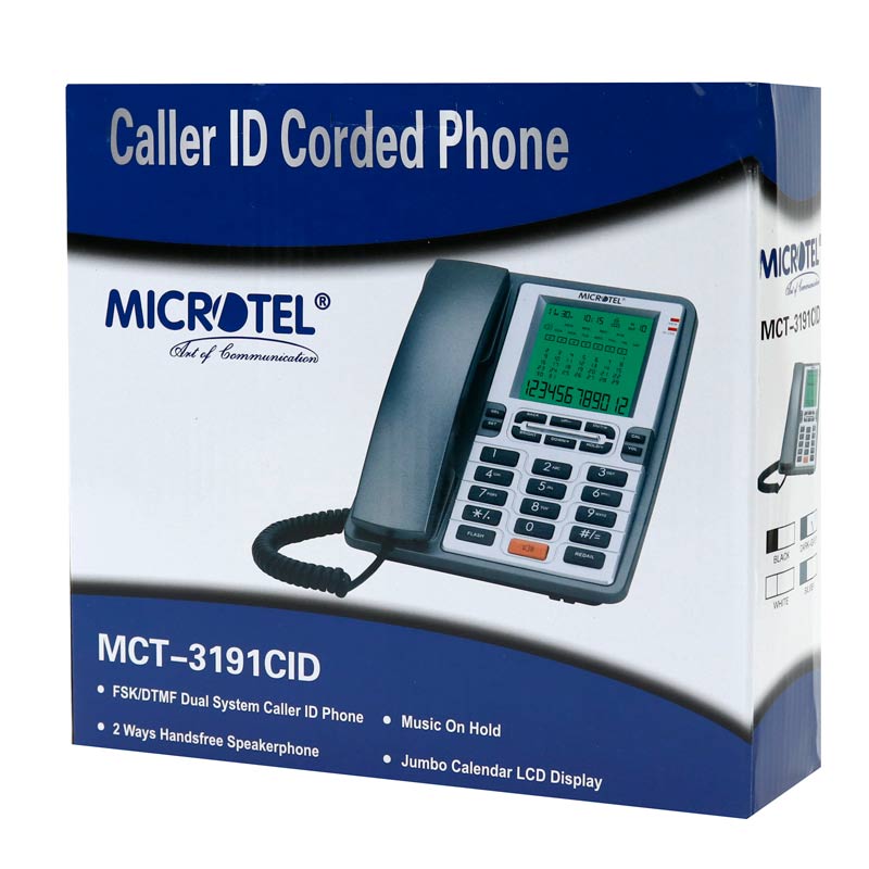 تلفن رومیزی میکروتل MICROTEL MCT-3191CID