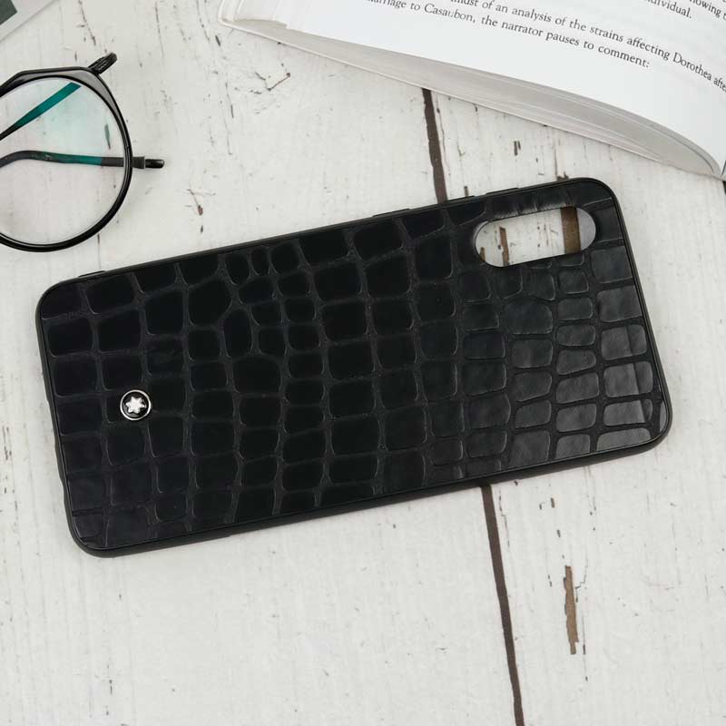 قاب چرمی Mont Blanc سامسونگ Galaxy A02 رنگی