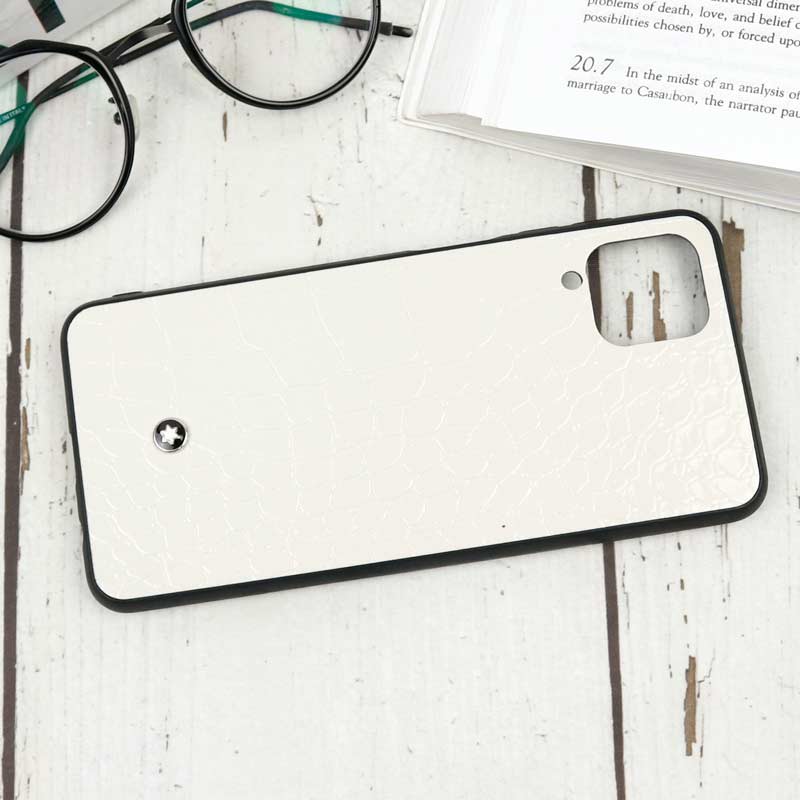 قاب چرمی Mont Blanc سامسونگ Galaxy A12 رنگی