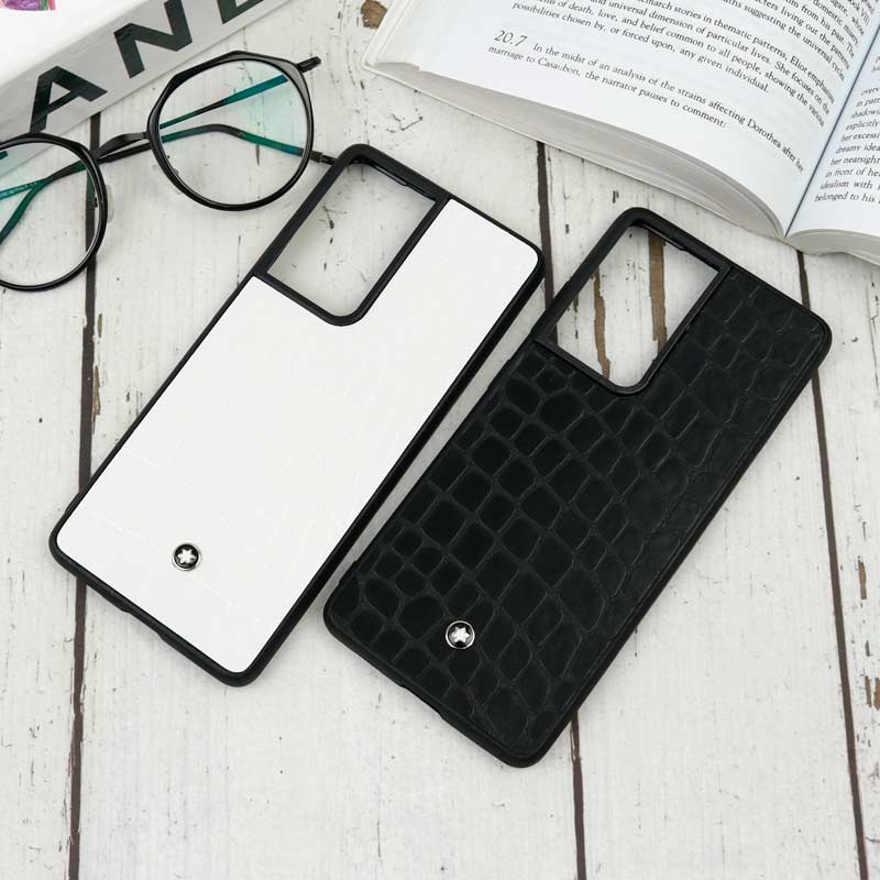 قاب چرمی Mont Blanc رنگی سامسونگ S21 Ultra