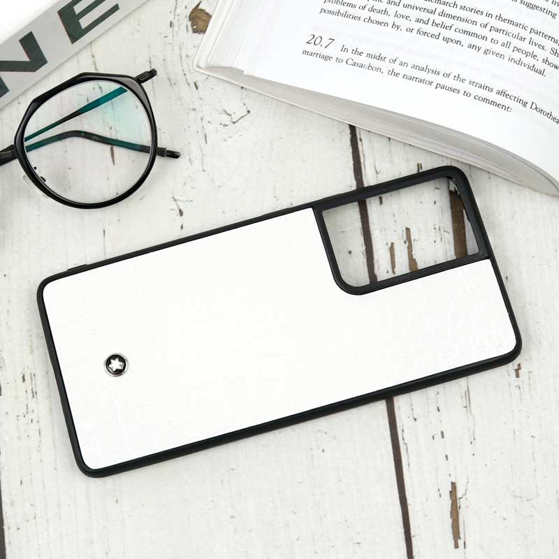قاب چرمی Mont Blanc سامسونگ Galaxy S21 Ultra رنگی