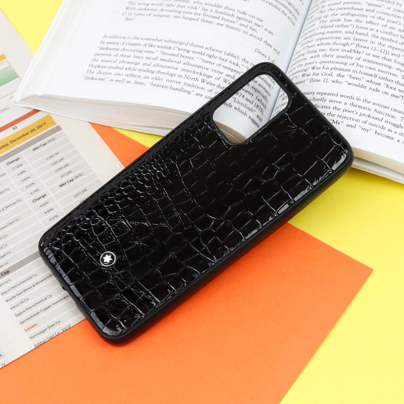 قاب چرمی محافظ لنز دار Mont Blanc شیائومی Redmi 9T