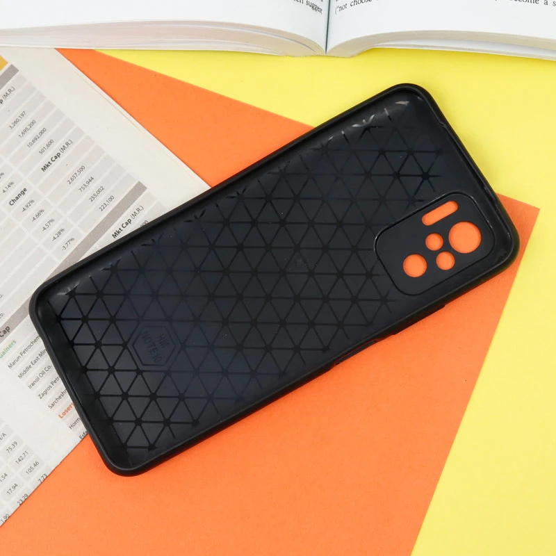 قاب چرمی Mont Blanc شیائومی Redmi Note 10 محافظ لنزدار