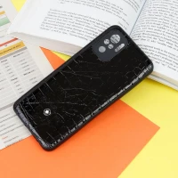 قاب چرمی محافظ لنز دار Mont Blanc شیائومی Redmi Note 10