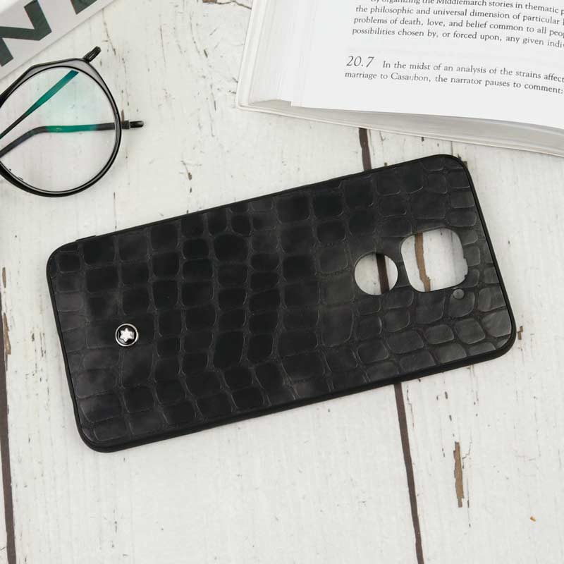 قاب چرمی Mont Blanc شیائومی Redmi Note 9 رنگی