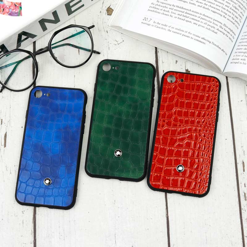 قاب چرمی Mont Blanc رنگی آیفون iPhone 7/8