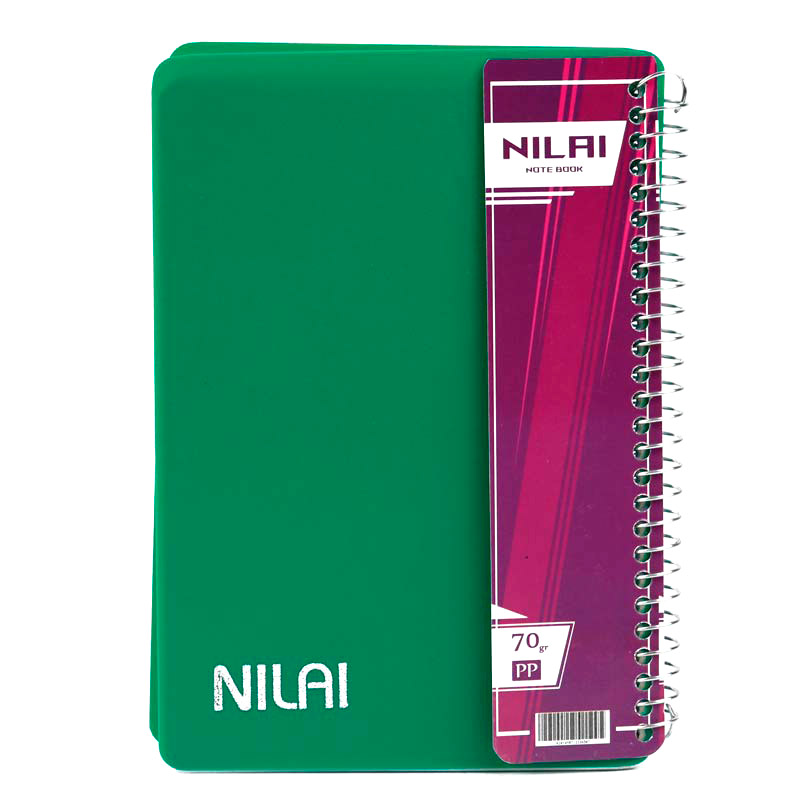 دفتر یادداشت 70 برگ متوسط نیلای Nilai بغل بازشو