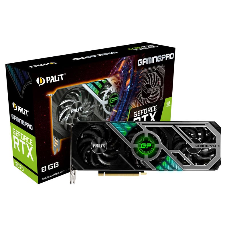 کارت گرافیک Palit GamingPro GeForce RTX3070 8GB GDDR6 256Bit