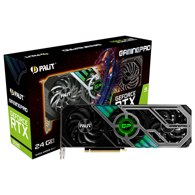 کارت گرافیک Palit GamingPro GeForce RTX3090 24GB GDDR6X 384Bit