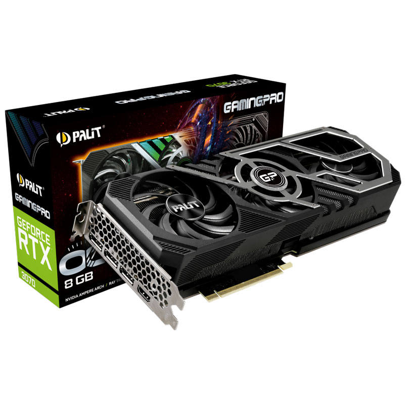 کارت گرافیک Palit GeForce RTX 3070 GamingPro OC 8GB GDDR6 256Bit