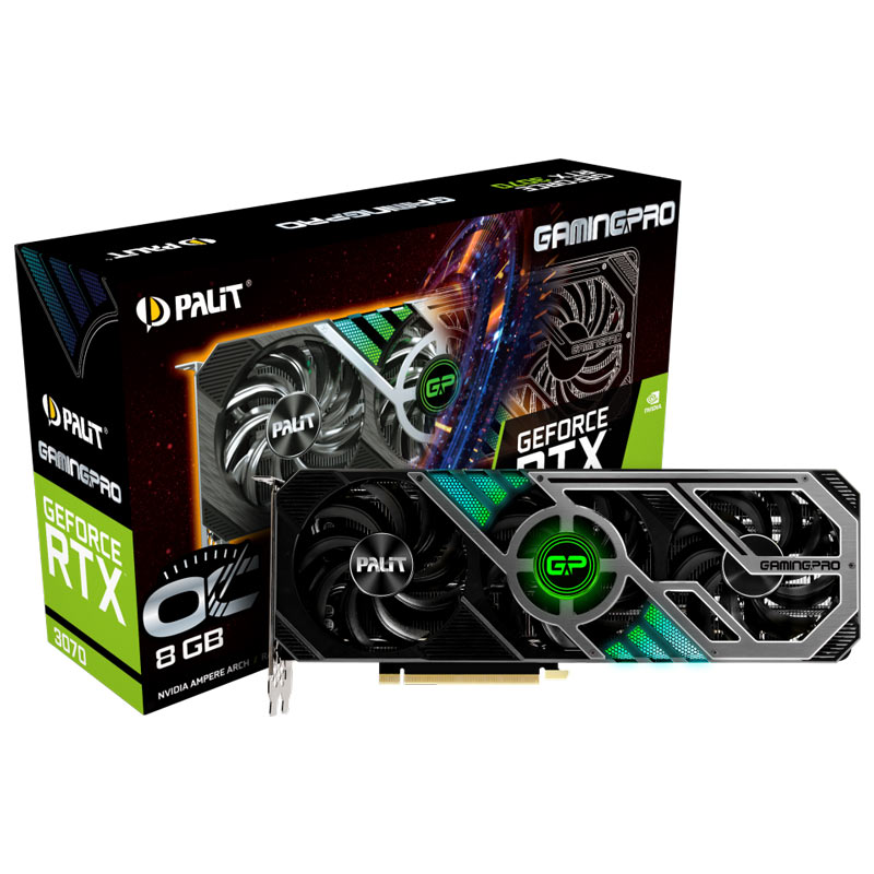 کارت گرافیک Palit GeForce RTX 3070 GamingPro OC 8GB GDDR6 256Bit
