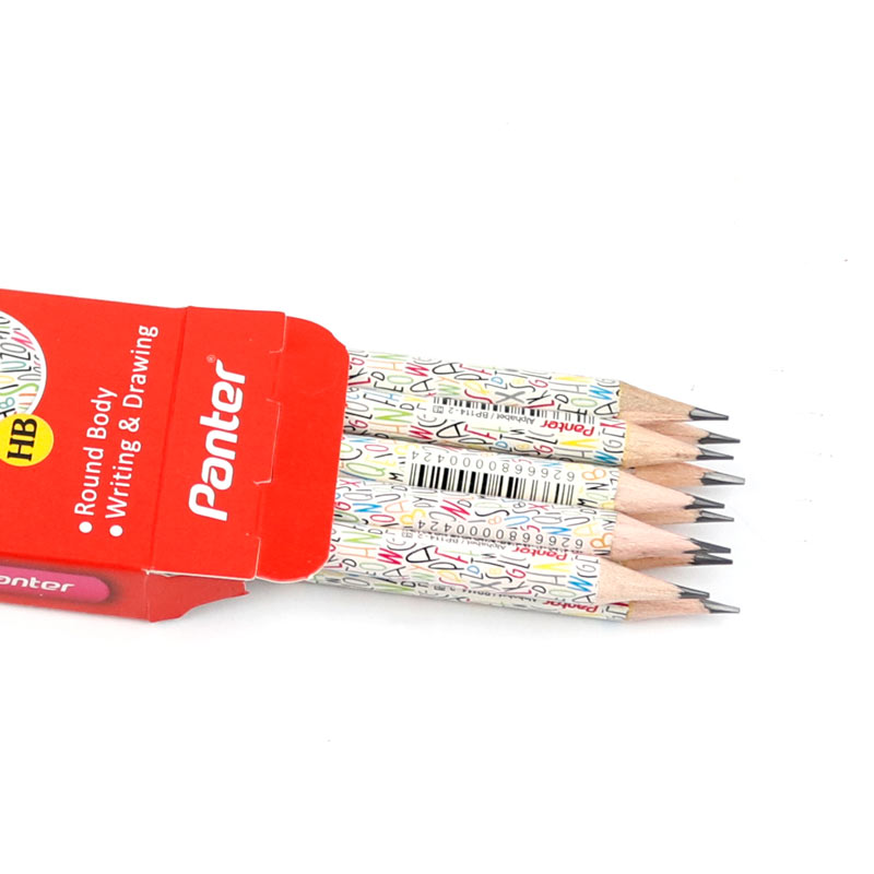 مداد مشکی پنتر Panter Alphabet/BP114-2 بسته 12 عددی