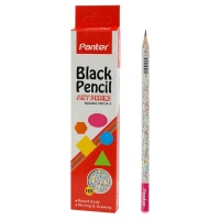 مداد مشکی پنتر Panter Alphabet/BP114-2 بسته 12 عددی
