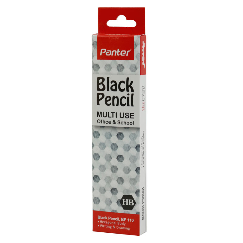 مداد مشکی پنتر Panter BP110 بسته ۱۲ عددی