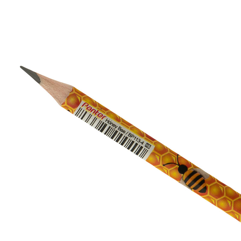 مداد مشکی پنتر Panter Honey Bee/BP113-4 بسته 12 عددی