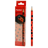 مداد مشکی پنتر Panter Ladybird/BP113-2 بسته 12 عددی