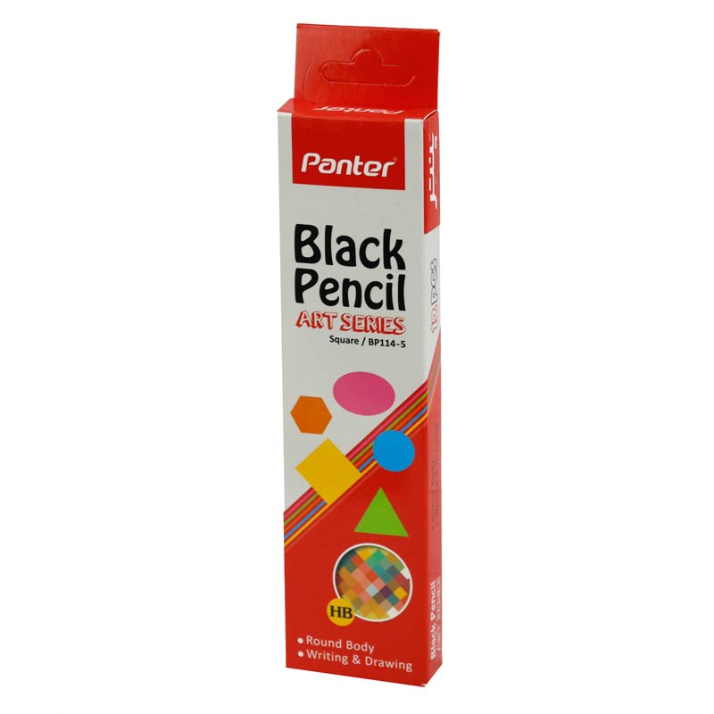 مداد مشکی پنتر Panter Square/BP114-5 بسته 12 عددی