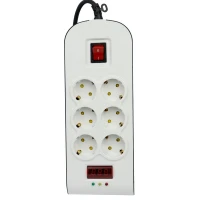 محافظ برق صوتی تصویری ۶ خانه پارت الکتریک با کابل ۵ متری Part Electric PE8796