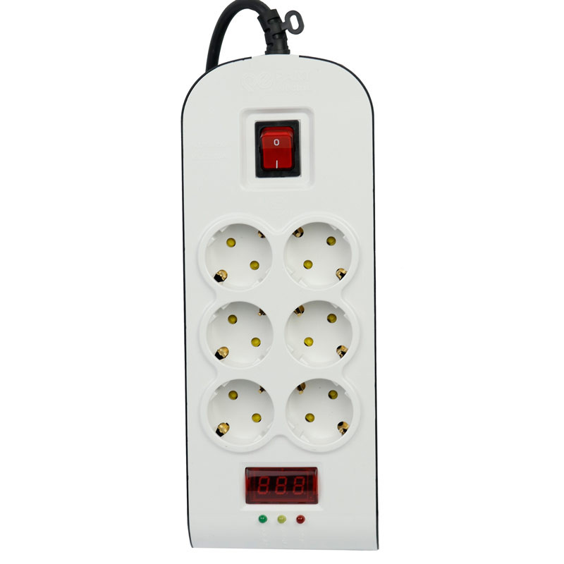 محافظ برق صوتی تصویری ۶ خانه پارت الکتریک با کابل ۵ متری Part Electric PE8796
