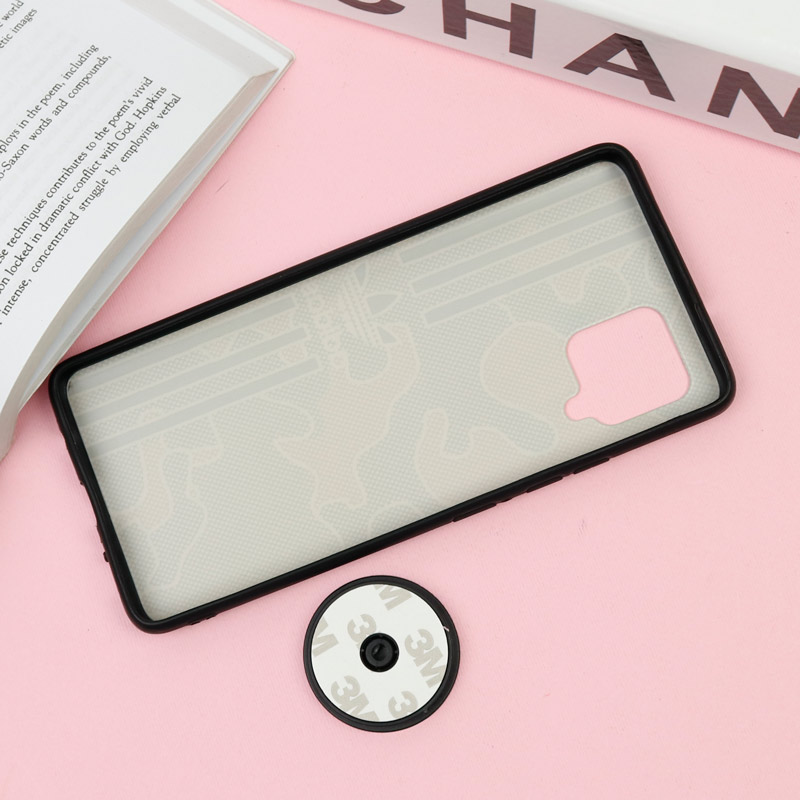 قاب فانتزی برجسته + پاپ سوکت طرح ارتشی سامسونگ Samsung Galaxy A42 5G سری F