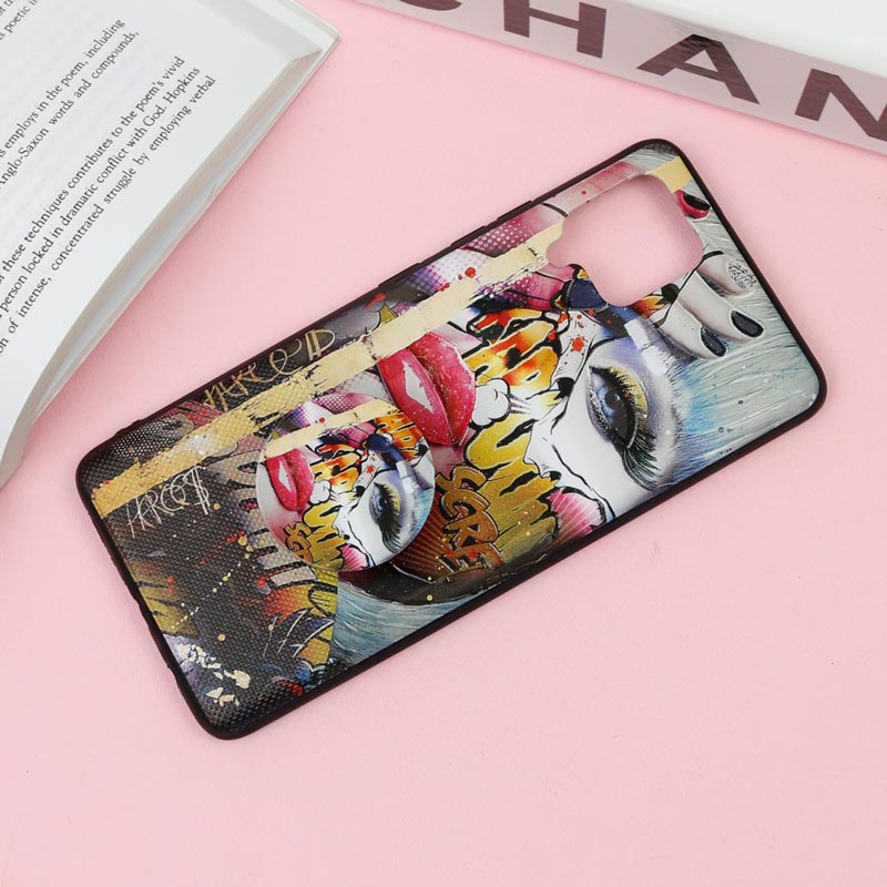 قاب فانتزی برجسته + پاپ سوکت طرح دختر سامسونگ Samsung Galaxy A42 5G سری F