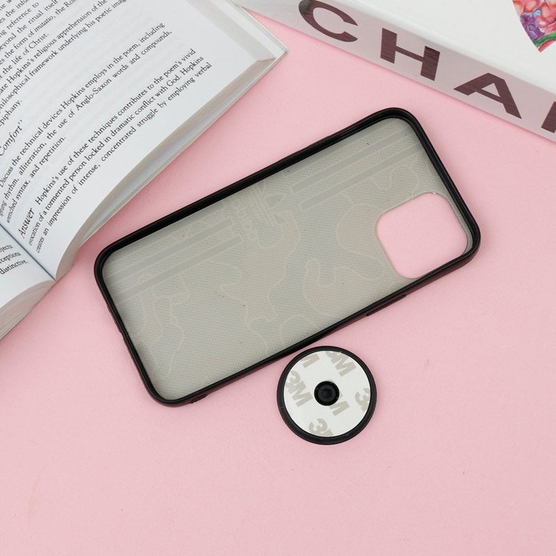 قاب فانتزی برجسته + پاپ سوکت طرح ارتشی iPhone 12 /12 Pro سری F