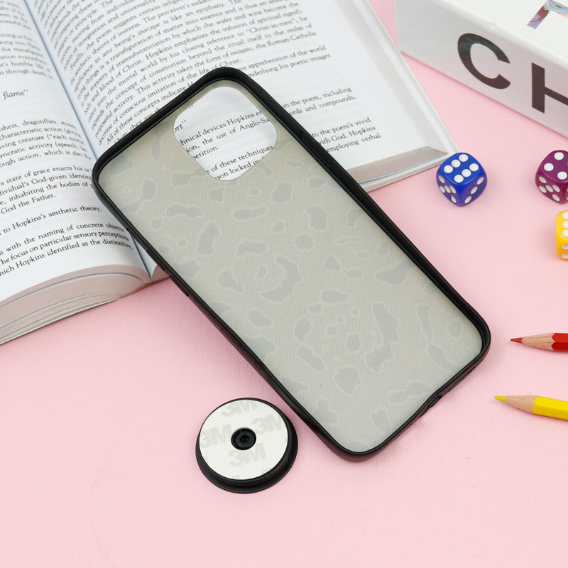 قاب فانتزی برجسته + پاپ سوکت طرح پلنگی iPhone 12 Pro Max سری F