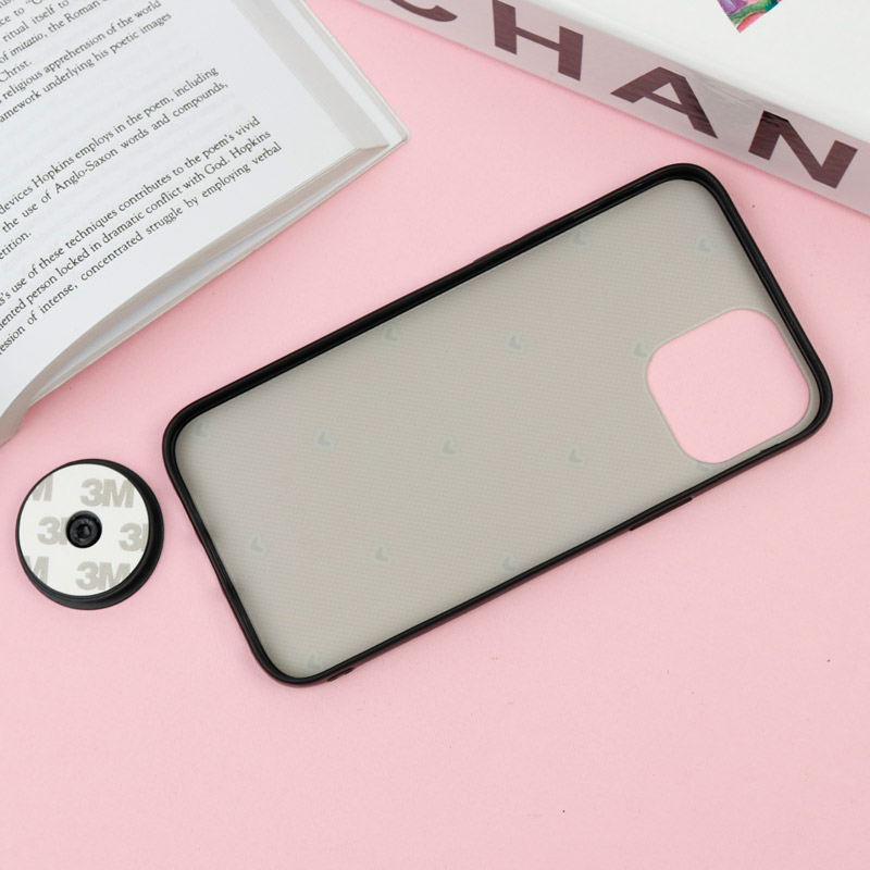 قاب فانتزی برجسته + پاپ سوکت طرح قلبی iPhone 12 Pro Max سری F