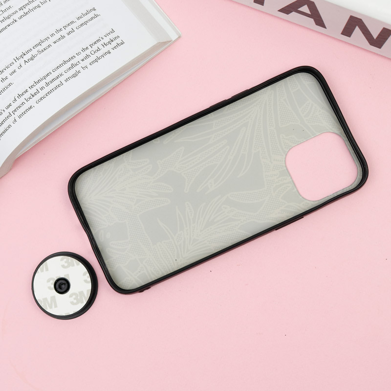 قاب فانتزی برجسته + پاپ سوکت طرح گل iPhone 12 Pro Max سری F