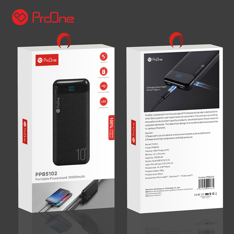 پاور بانک 10000 پرووان ProOne PPB5102